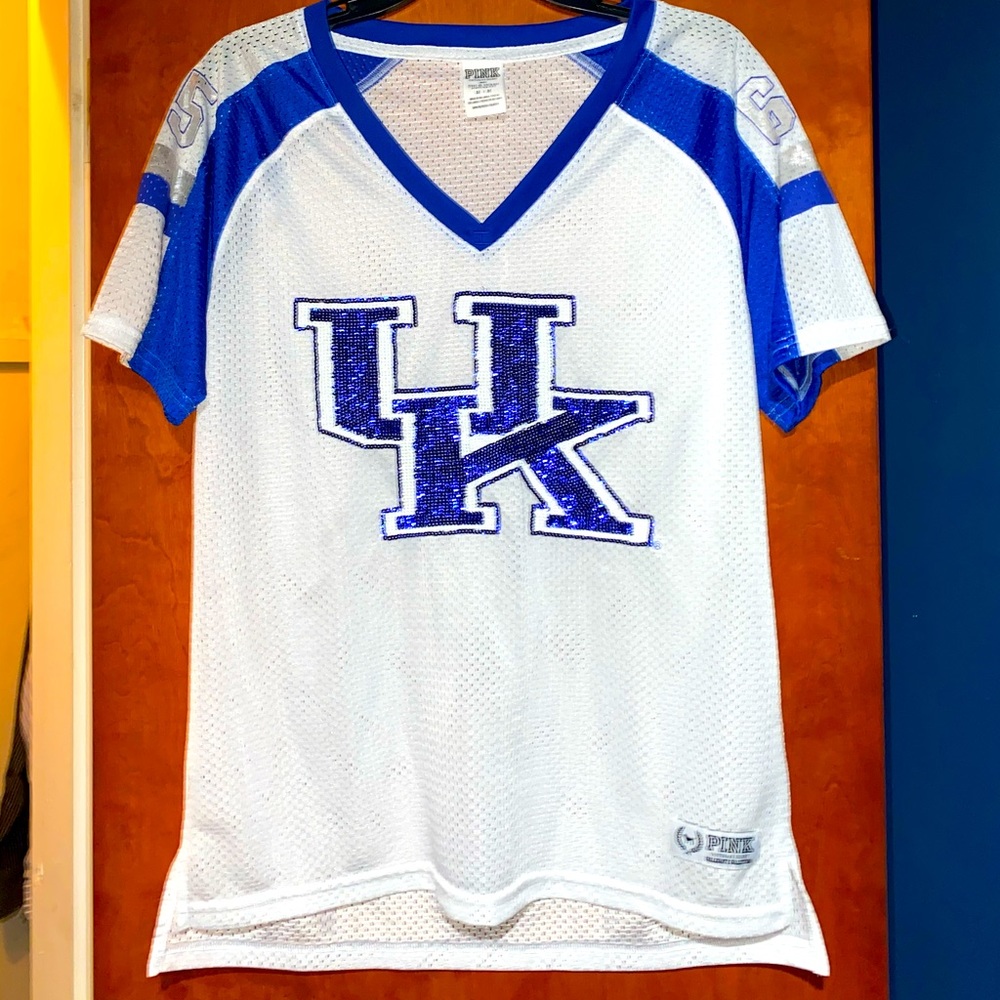 VS Pink UofK football Jersey